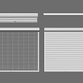 Different Styles of Window Blinds with Slatted and Panel Designs for Home Decor