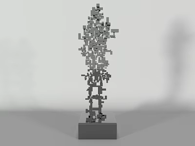 Modern ornaments Metal ornaments 3d model Modern ornaments Metal ornaments 3d model