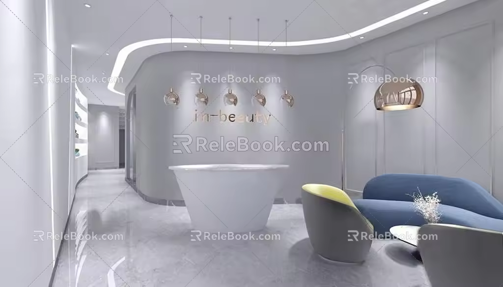 Front Desk 3d model