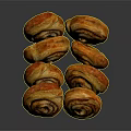 Freshly Baked Cinnamon Rolls With Swirled Layers And Golden Brown Crust