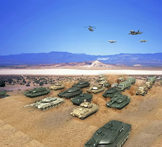 Modern Tank Aircraft 3d model