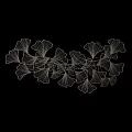 Stylish Modern Metal Wall Decor With Geometric And Floral Pattern Designs