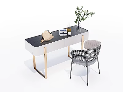 Modern Dresser Simple Dresser 3d model