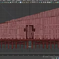 Wooden House With Sloped Roof And Wooden Plank Walls On Stilts Platform