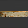 Natural Round Wood Slice With Visible Tree Rings And Smooth Natural Texture