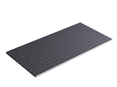 Decorative Ornament Set with Black Striped Long Rectangular Design for Home Decoration 3d model