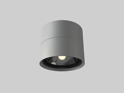 Modern Downlight Spotlight With Contemporary Gray Finish Recessed Installation And Bright Illumination 3d model