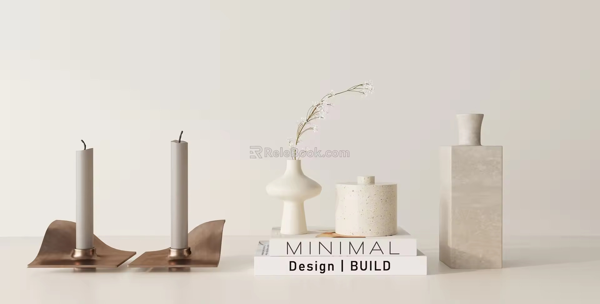 Modern ornaments combination 3d model