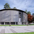 Modern Library Architecture Library 3d model