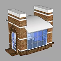 modern sentry box 3d model