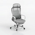 Modern Office Chair Mesh Chair Boss Chair Swivel Chair Armchair Staff Chair Staff Chair Lunch Chair 3d model