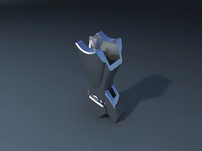 Modern Road Infrastructure Safety Device With Reflective Design And Durable Build 3d model