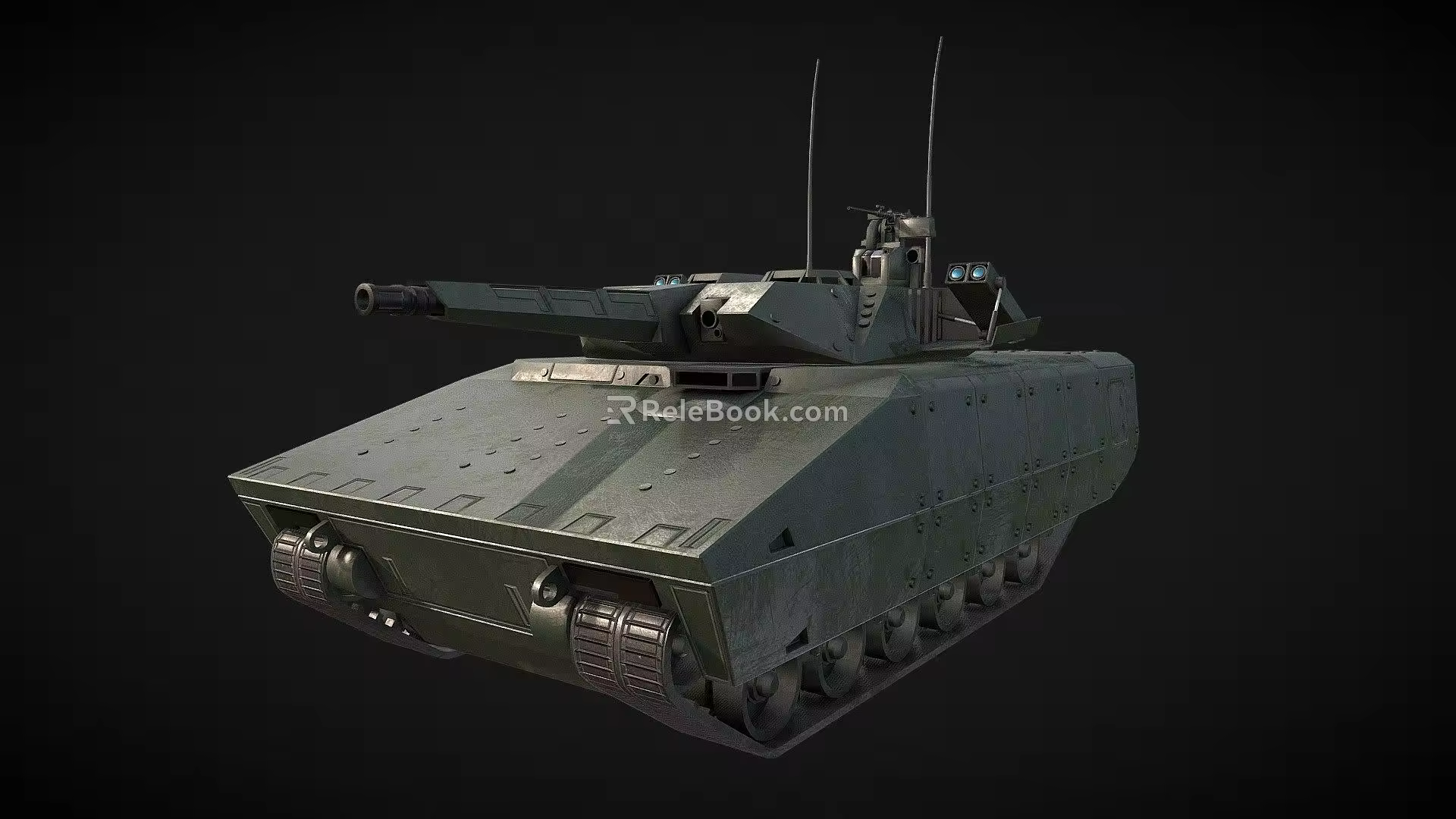 Armored Personnel Carrier Tank 3d model