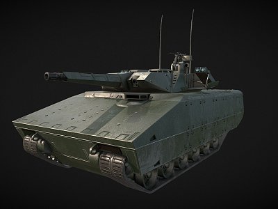 Armored Personnel Carrier Tank model