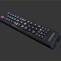 Samsung Black Computer Remote Control With Multifunctional Buttons And Ergonomic Design