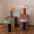 Modern Table Lamp Simple Italian Color Table Lamp 3d model