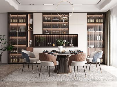 Modern Restaurant 3d model