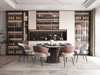 Modern Restaurant 3d model