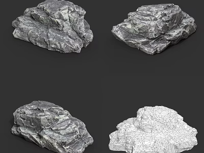 Natural Stone Wood Material Perfect For Home Interior Design And Decor 3d model