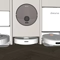 Intelligent sweeping robot mopping robot sweeping and dragging integrated robot intelligent household appliances 3d model