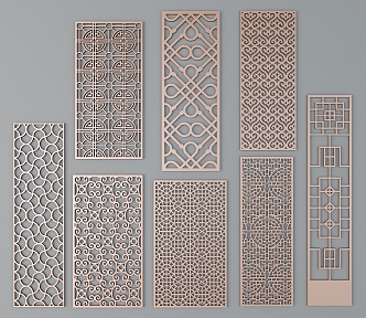 Chinese ancient pattern 3d model