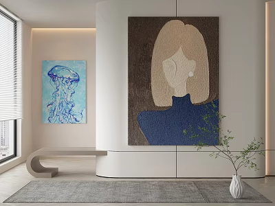 decorative painting 3d model