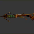 Crossbow Mechanical Crossbow Shift Bow and Arrow Shoot Far Equipment Weapons High-tech Crossbow 3d model