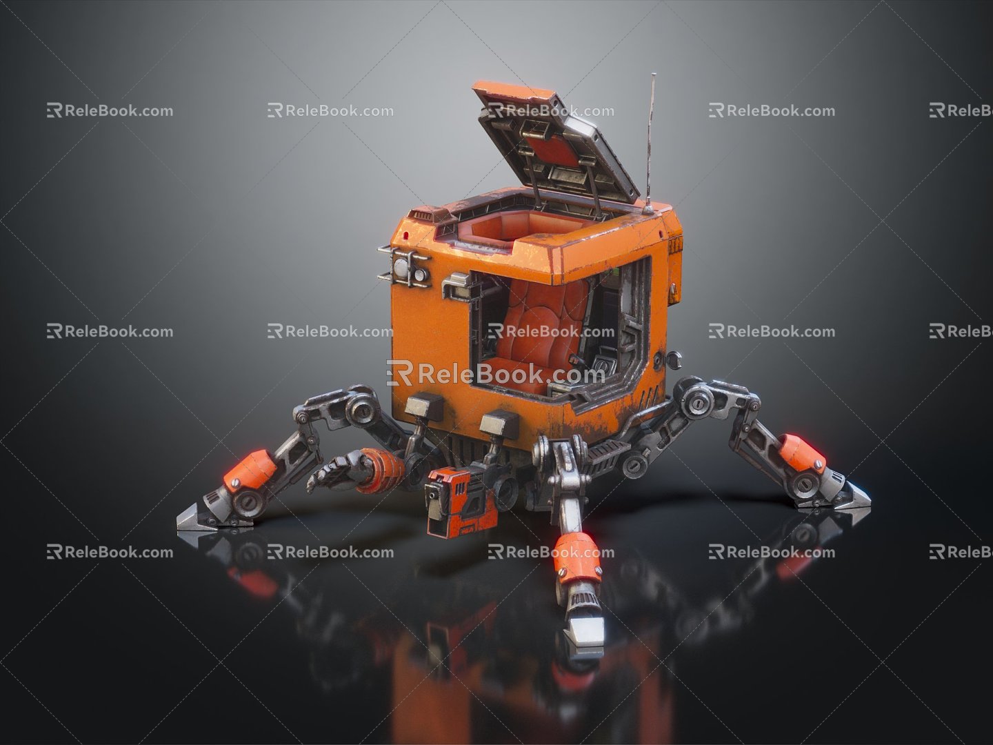 Modern Robots 3d model