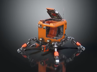 Modern Robots 3d model