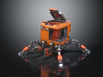 Modern Robots 3d model