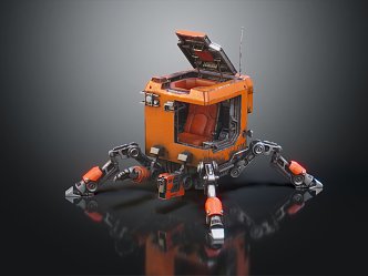 Modern Robots 3d model