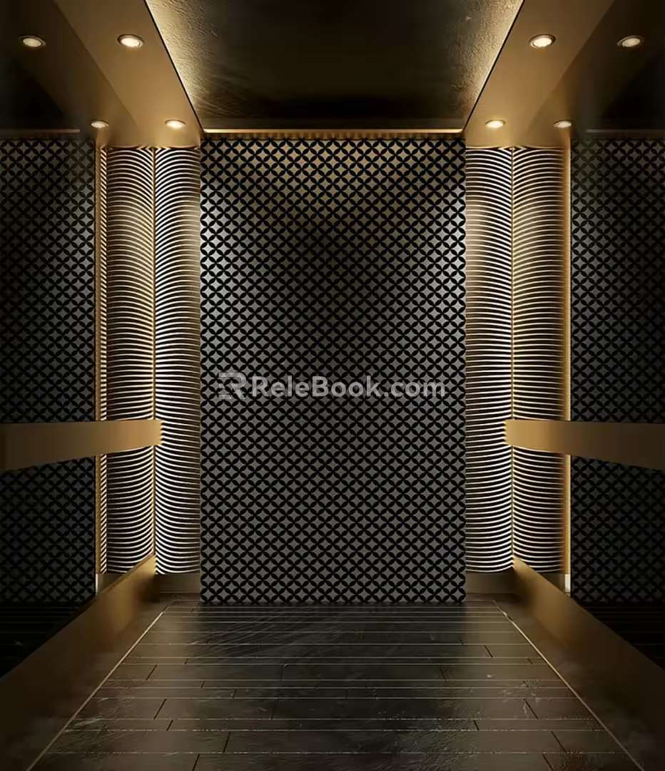 Elevator elevator car 3d model