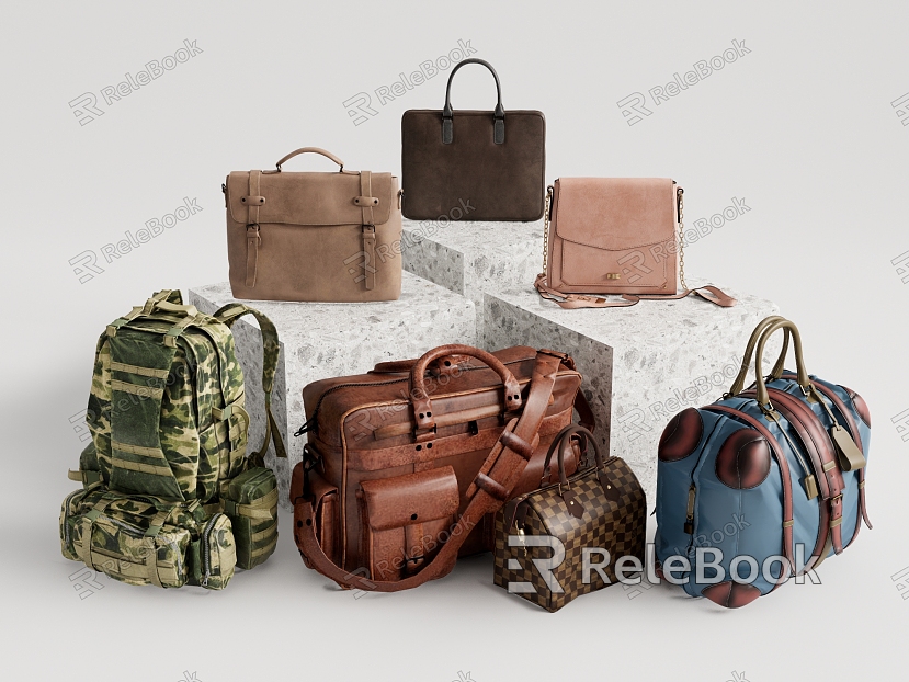 Modern Handbags Travel Bag Handbags Luggage model