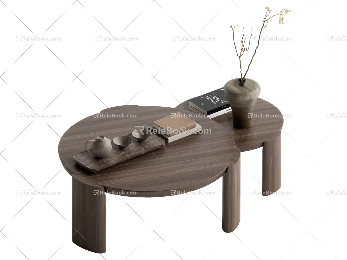 Middle Ancient Style Coffee Table 3d model