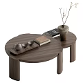 Middle Ancient Style Coffee Table 3d model