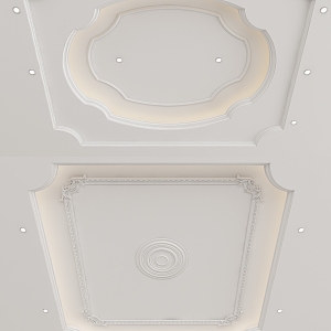 European-style ceiling 3d model