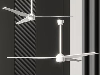 Modern Minimalist White Chandelier With Sleek Slender Arms And Interior Design 3d model