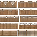 Different Styles Of Wooden Railings With Decorative Patterns For Outdoor Spaces
