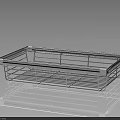 Stainless Steel Wire Kitchen Storage Basket With Drawer Design For Organization