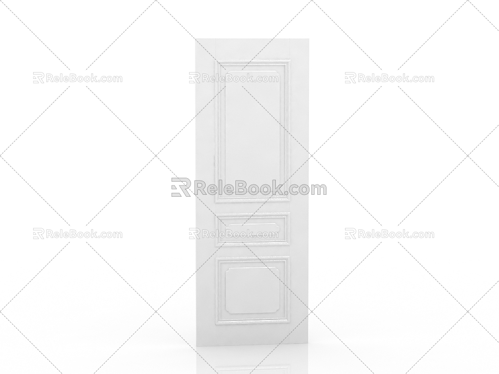 Jane ou door core door leaf 3d model