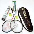 modern badminton racket 3d model