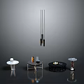 Stylish Coffee Tables With Round Square Shapes And Metal Glass Materials For Living Room