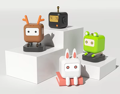 Modern ornaments 3d model Modern ornaments 3d model