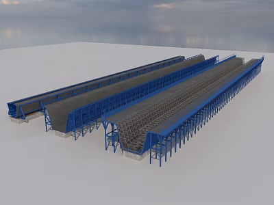 Small box girder mould 3d model