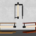 Modern Table Lamps With Yellow Red Black Metal Frames And White Light Design