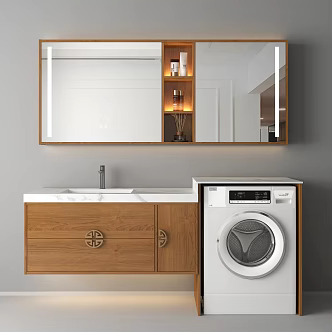 Bathroom Cabinet Bathroom Cabinet Washstand 3d model