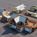 Traditional Rural Self Built Houses Featuring Brick Stone Wooden Structures Metal Roofs And Balconies