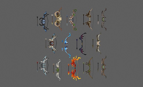 Bow Magic Bow 3d model