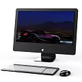 modern computer apple computer 3d model
