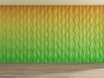 Modern background wall 3d model